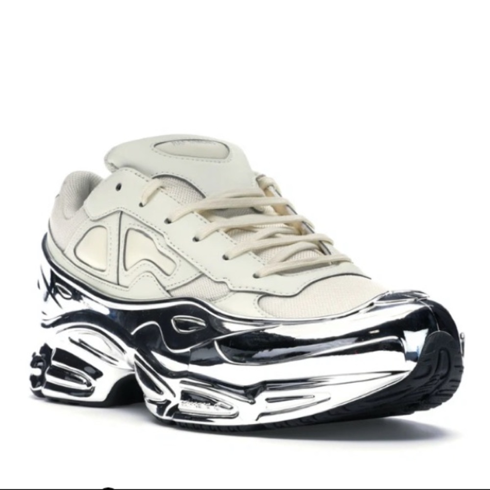 RAF SIMONS x Adidas RS Ozweego Silver Metallic